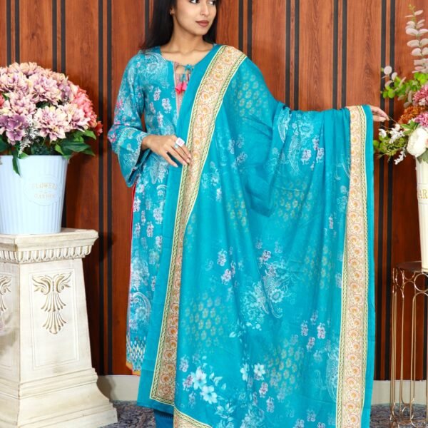 Pakistani Inspired Malhar Lawn Code 1003 Feroza