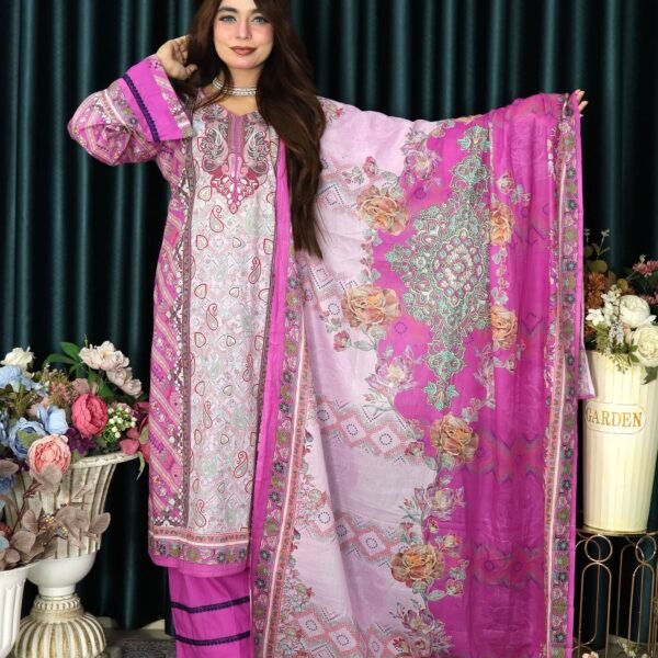 Pakistani Inspired Malhar Lawn Code 1006 Purple