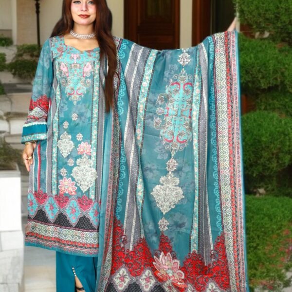 Pakistani Inspired Malhar Lawn Code 1006 Light Paste