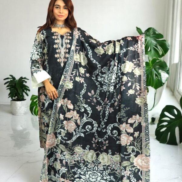 Pakistani Inspired Malhar Embodary Lawn