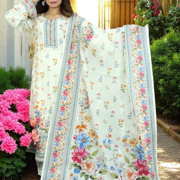 PAKISTANI EMBROIDARY INSPIRED LAWN