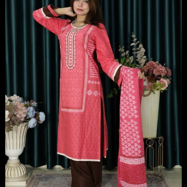 ANJAN Cotton 605 Embodary MISTI COLOUR